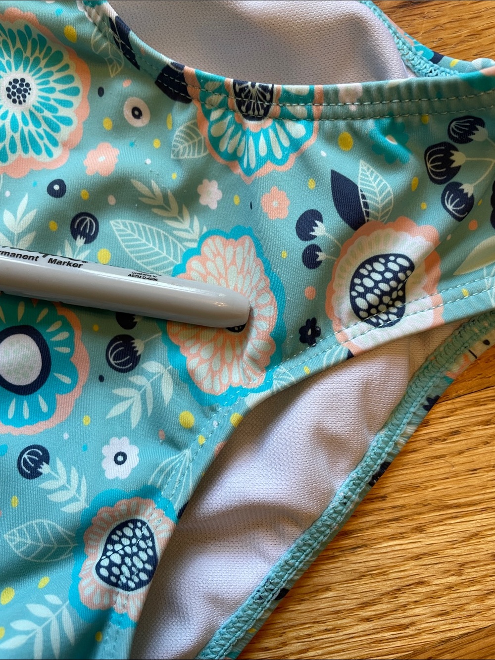 Ruffle Butts Floral Ruffle One-Piece Swimsuit - Picture 9 of 10